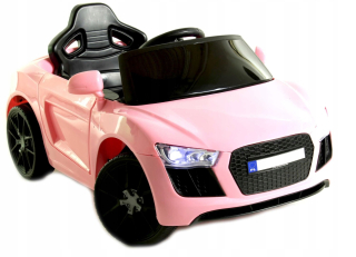 Szomik červené, modré, ružové auto